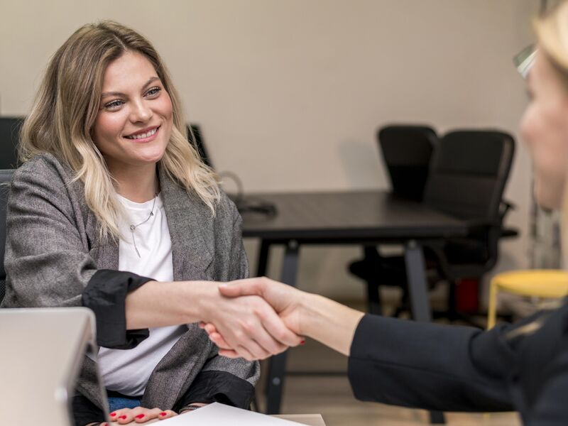 Professional event staff in business meeting environment