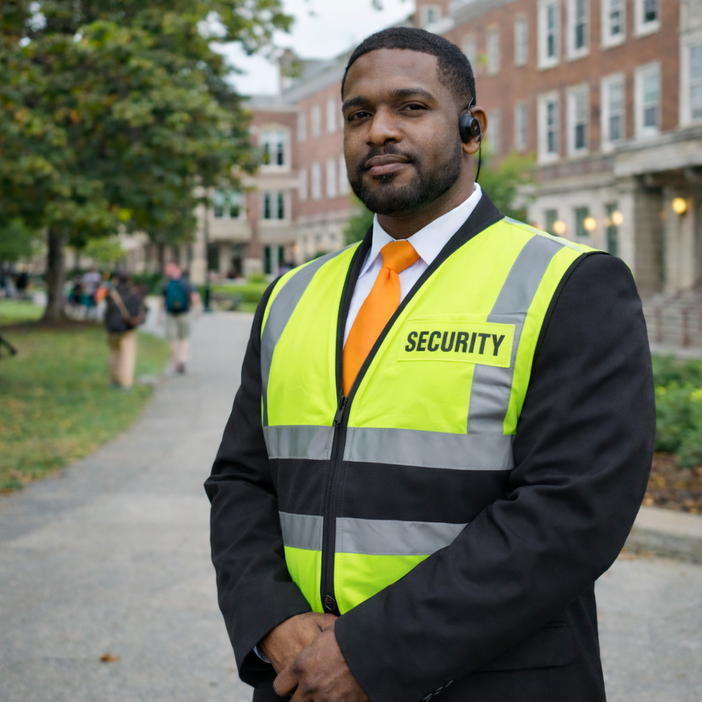 Rhema education security officer on campus