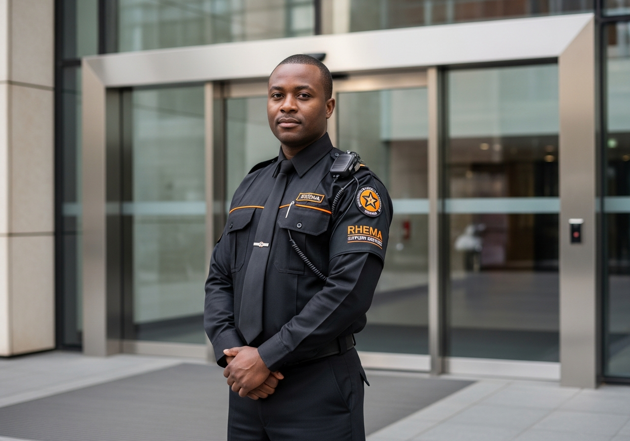 Rhema security professional on duty